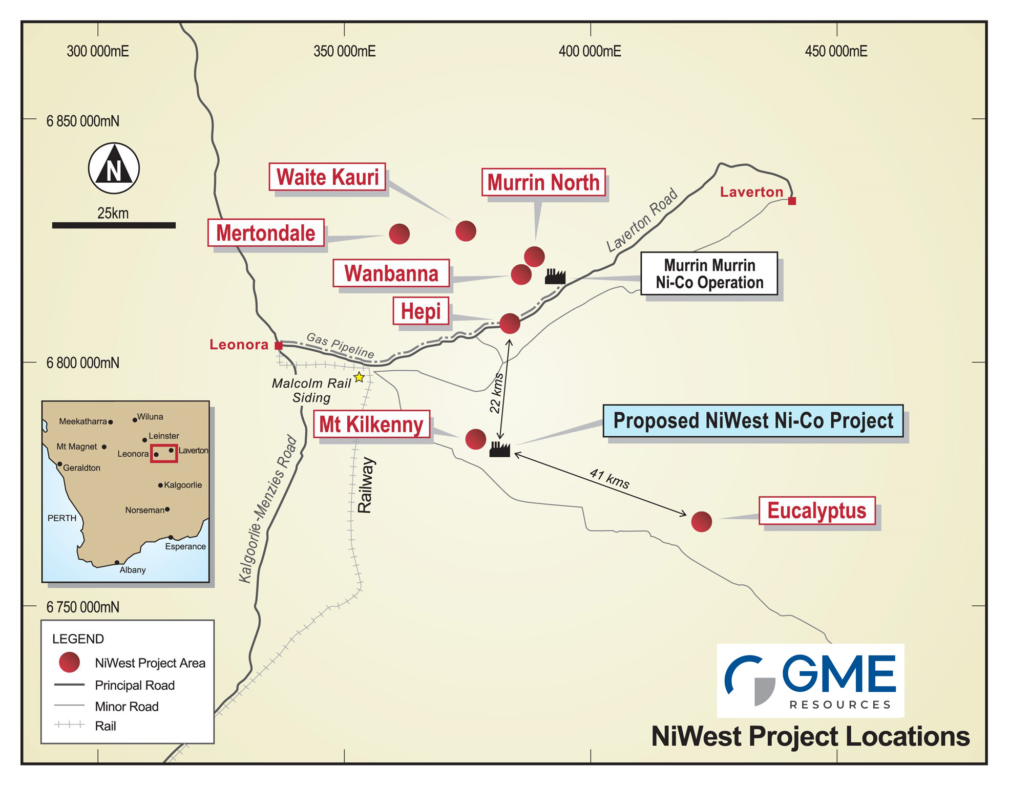 NiWest Project Location